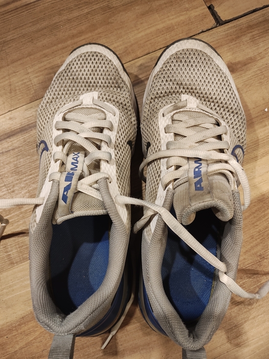 Nike Other - Nike Air Max Men’s Beige and Blue Running Shoes